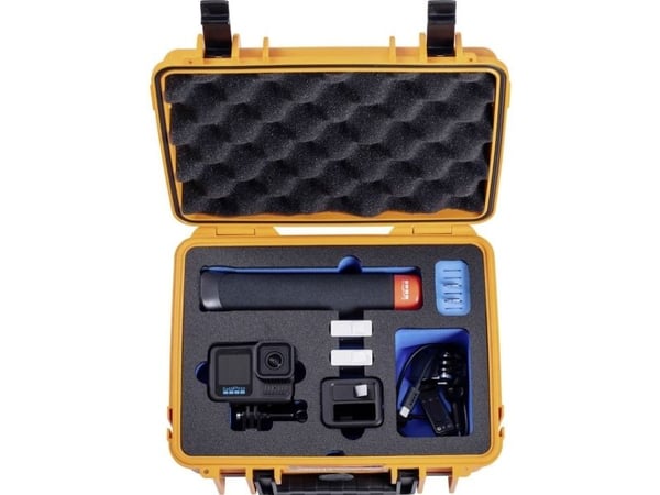 B&W Cases PP.41.GoPro13, Hård veske, Oransje, Polypropylen (PP), Skum, Monokromatisk, 4100 l