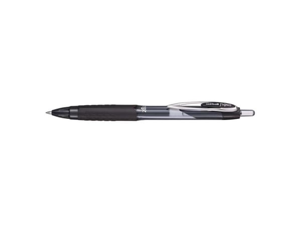 Rollerballpenna Uni-ball Signo UMN-207E fin 0,7mm svart 72% återvunnen plast - (12 st.)