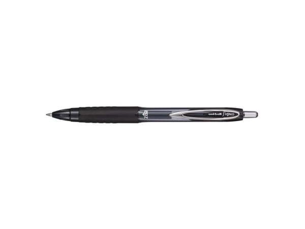 Uni-ball Signo UMN-207E hieno 0.7mm musta 72% kierrätysmuovia - (12 kpl)