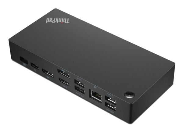 Lenovo - Dokkingstasjon - USB-C - HDMI, 2 x DP - 1GbE - 90 Watt - nordiske