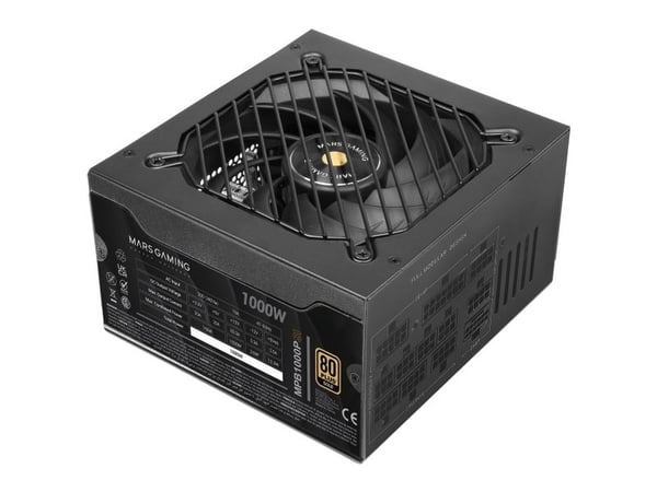 Mars Gaming MPB1000PSI, 1000 W, 220 - 240 V, 47 - 63 Hz, 15 A, Aktiv, 150 W