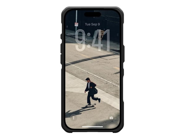 Urban Armor Gear 114517113955, Etui, Apple, iPhone 17 Pro, 16 cm (6.3"), Svart, Blå