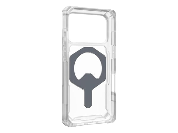 Urban Armor Gear 114527114G36, Suojus, Apple, iPhone 17 Pro, 16 cm (6.3"), Titaani, Läpinäkyvä