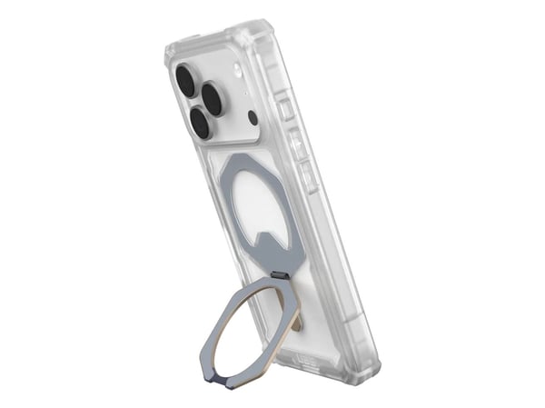 Urban Armor Gear 114527114G36, Suojus, Apple, iPhone 17 Pro, 16 cm (6.3"), Titaani, Läpinäkyvä