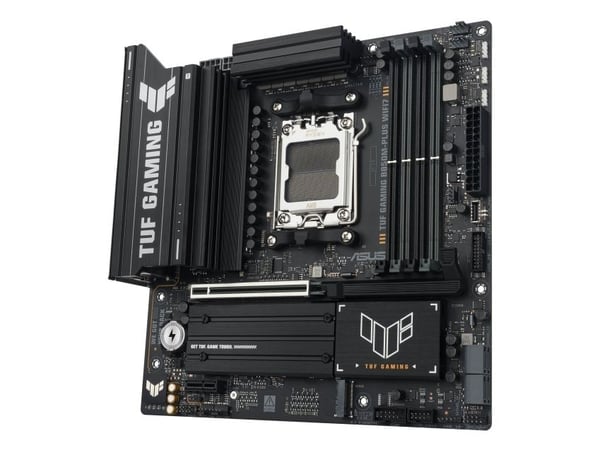 ASUS TUF GAMING B850M-PLUS WIFI7 - Hovedkort - micro ATX - Socket AM5 - AMD B850 Chipset - USB-C 3.2 Gen 2x2, USB 3.2 Gen 2, USB 3.2 Gen 1, USB-C 3...