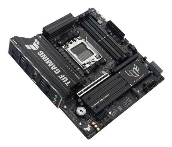 ASUS TUF GAMING B850M-PLUS WIFI7 - Hovedkort - micro ATX - Socket AM5 - AMD B850 Chipset - USB-C 3.2 Gen 2x2, USB 3.2 Gen 2, USB 3.2 Gen 1, USB-C 3...