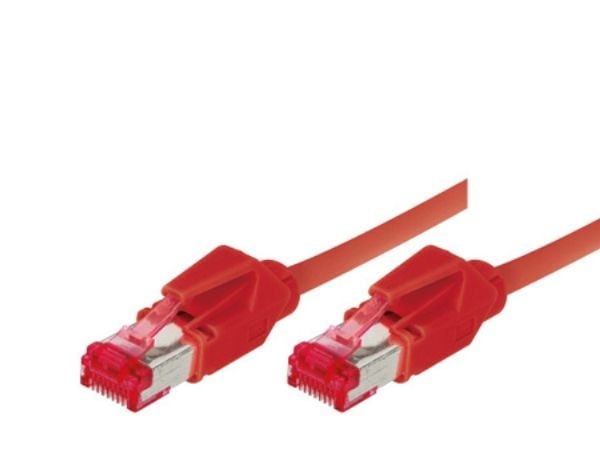 Tecline 10m RJ-45 S/FTP Cat6, 10 m, Cat6, S/FTP (S-STP), RJ-45, RJ-45, Rød