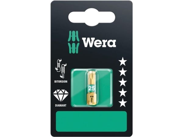 Wera 867/1 BDC SB SiS 05134378001 Torx-piikki T 30 Työkaluteräs Seos, timanttipinnoitettu D 6,3 1 kpl 1 kpl