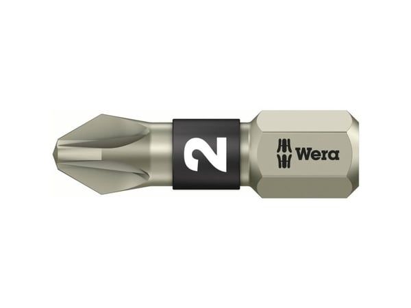 Wera 3855/1 TS PZ 3 X 25 MM 05071022001 Krysssporbit PZ 3 Rustfritt stål D 6,3 1 stk.