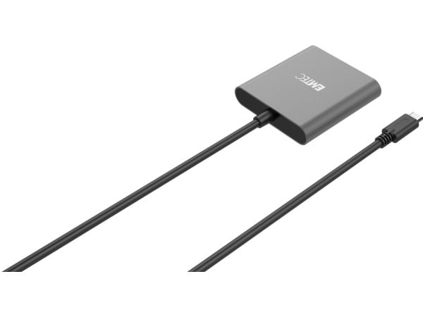 EMTEC T610C - Kortinlukija (SD, CF, microSD) - UHS luokka 1 - USB-C 3.1 Gen 1