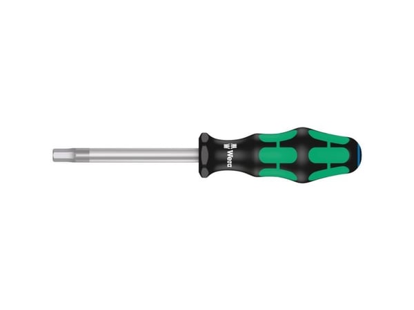 Wera 354 Workshop kuusiokoloruuvinväännin Avaimen leveys: 6 mm Terän pituus: 80 mm Mitat, pituus: 185 mm