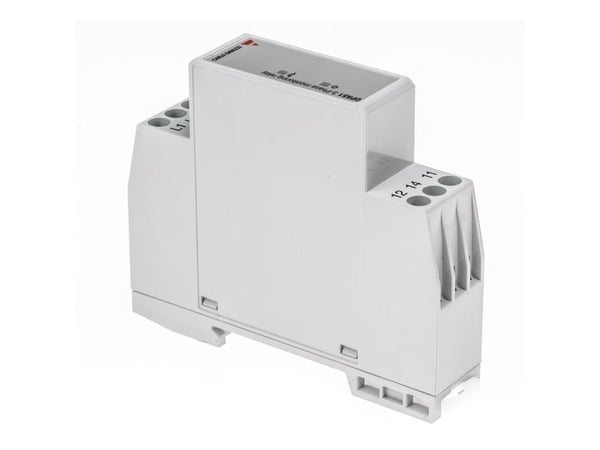 CARLO GAVAZZI Fasefølge-/fasebrudsrelæ 208-480V AC1 polet skiftekontaktsæt 5A til DIN-skinne