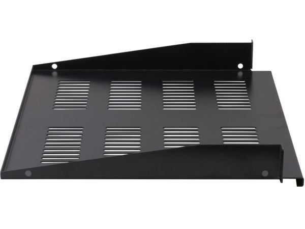 Rockstable RS19-FH18, Rackhylle, Sort, Stål, 20 kg, 1U, Oval