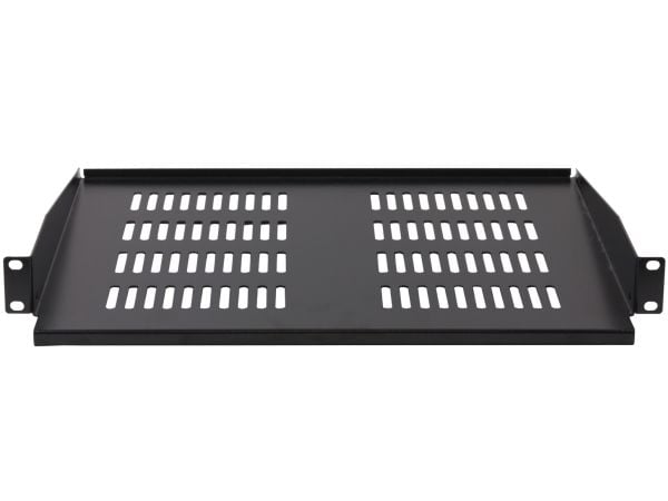 Rockstable RS19-FH18, Rackhylle, Sort, Stål, 20 kg, 1U, Oval
