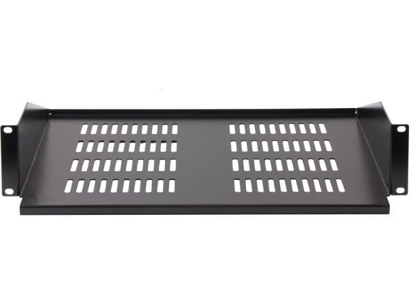 Rockstable RS19-FH20, Rackhylle, Sort, Stål, 20 kg, 2U, Oval