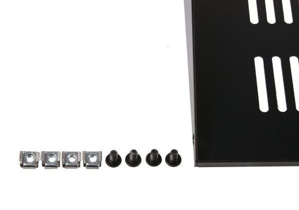 Rockstable RS19-FH20, Rackhylle, Sort, Stål, 20 kg, 2U, Oval