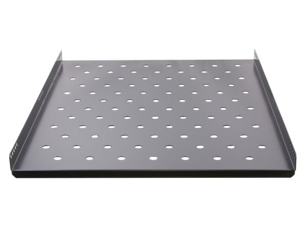 Rockstable RS19-FH69, Rackhylle, Sort, Stål, 20 kg, 1U, Oval
