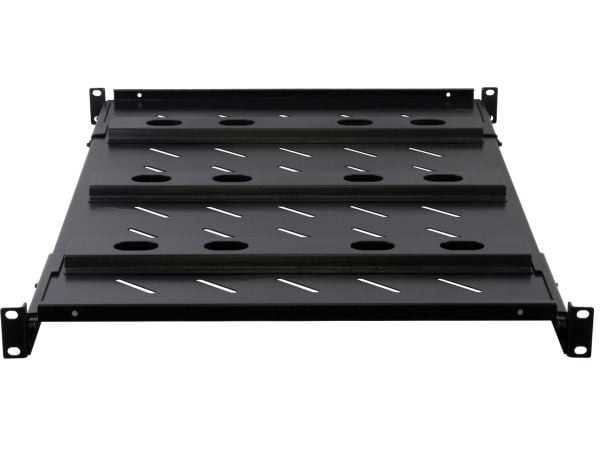Rockstable RS19-SFH79, Rackhylle, Sort, SPCC, Stål, 100 kg, 1U, Oval