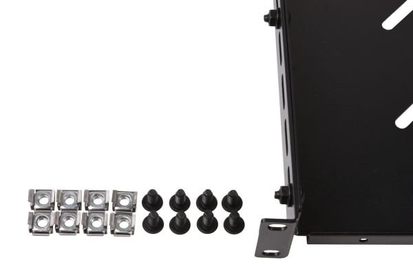 Rockstable RS19-SFH79, Rackhylle, Sort, SPCC, Stål, 100 kg, 1U, Oval