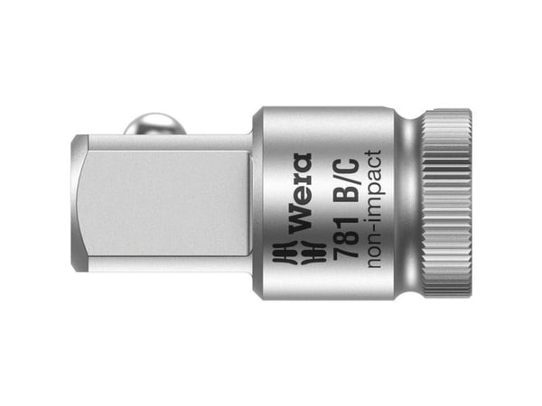 Wera 781 B/C 05042673001 Sokkelbitsinnsats Drive (skrutrekker) 3/8 Utgang Ekstern firkant 1 stk.