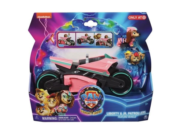 PAW Patrol PAW VHC FeatureLibertyVhclPPTMM INTL GML, Motorsykkel, PAW Patrol, 3 år, Plast, Svart, Rosa