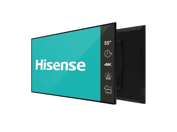 Hisense 55DM66D - 55" Diagonalklasse DM Series LED-bakgrunnsbelyst LCD-skjerm - intelligent skilting - Android - 4K UHD (2160p) 3840 x 2160 - Direc...