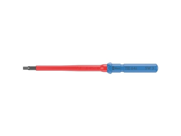Wera Kraftform Kompakt VDE 64 i 3,0 x 157 mm TIE Sähköasentaja Unbrako Vaihdettava terä 3,0 mm