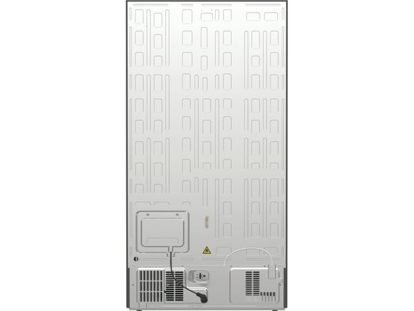 Gorenje NRR9185ESXL, Frittstående, Amerikansk dør, Grå, 2 dører, LED, På dør