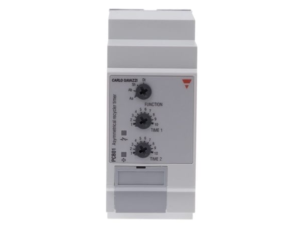 Tidsrelä Klockan 24-240VAC/DC 2-polig 01s-100t kontaktstift