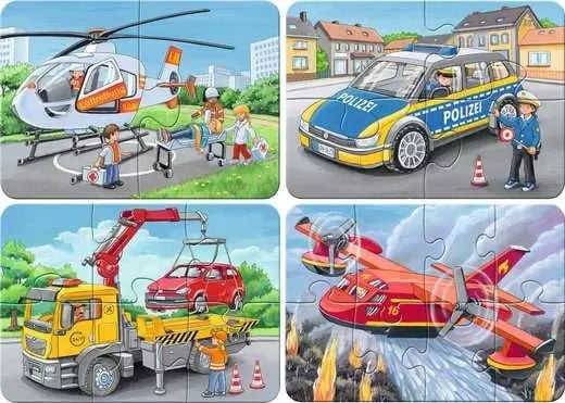 Ravensburger 10105631, 2 styck, Fordon, 2 År