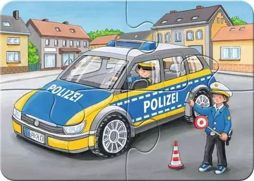 Ravensburger 10105631, 2 styck, Fordon, 2 År