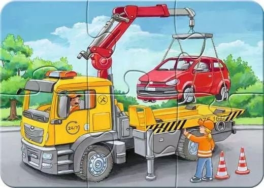 Ravensburger 10105631, 2 styck, Fordon, 2 År