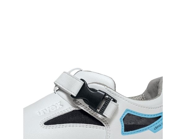 Uvex 67312, Unisex, Voksen, Vernesko, Hvit, ESD, FO, S1, Spenne, Hekte og malje