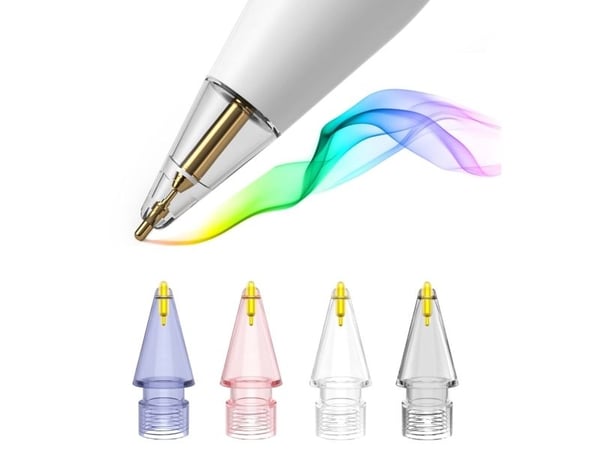 4smarts 541471, Spissesett, Blå, Grå, Rosa, Transparent, Kobber, Polyoksymetylen (POM), Apple Pencil (1.Gen.), Apple Pencil (2.Gen.), Apple Pencil ...