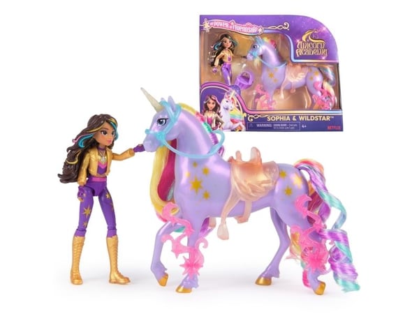 Unicorn Academy Doll & Unicorn V2 -Sophia&Wildstar