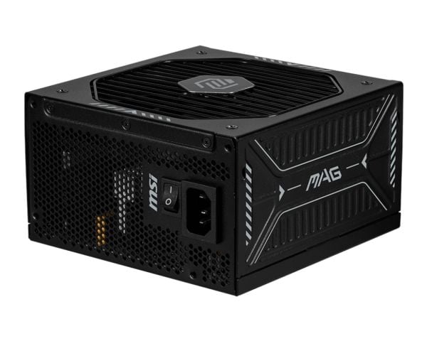 MSI MAG A850GLS PCIE5, 850 W, 100 - 240 V, 1870 W, 47 - 63 Hz, aktiv, 90
