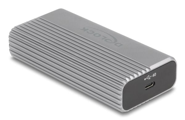 Delock - Nettverksadapter - USB4 / Thunderbolt 4 - 1/2.5/5/10GBase-T - sølv, antrasitt
