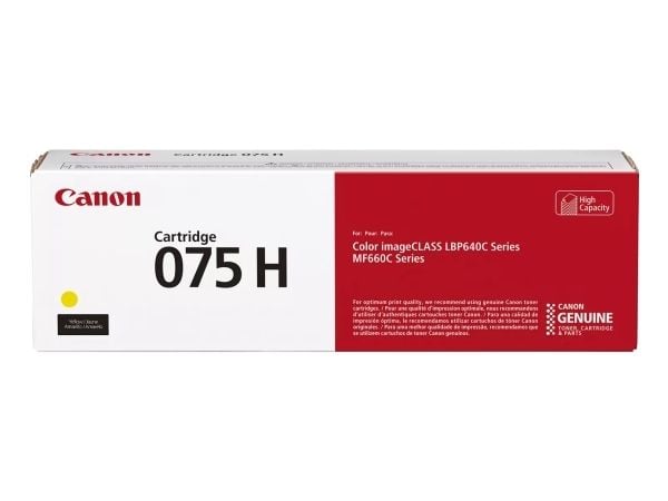 Canon 075 H, 2500 sivua, Keltainen, 1 kpl