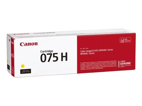 Canon 075 H, 2500 sivua, Keltainen, 1 kpl