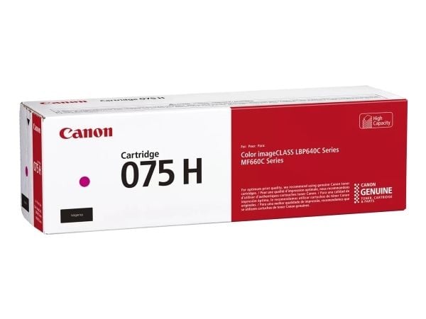Canon 075 H, 2500 sivua, Magenta, 1 kpl