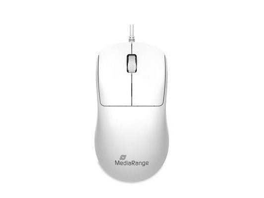 MediaRange MROS255, Ambidekstriøs, USB Type-C, 1000 DPI, Hvit MediaRange MROS255, Ambidekstriøs, USB Type-C, 1000 DPI, Hvit