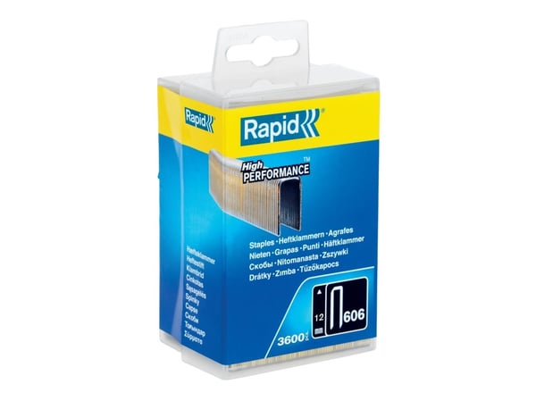 Kabės "Rapid" 606/12, 3600 vnt. plast.p.
