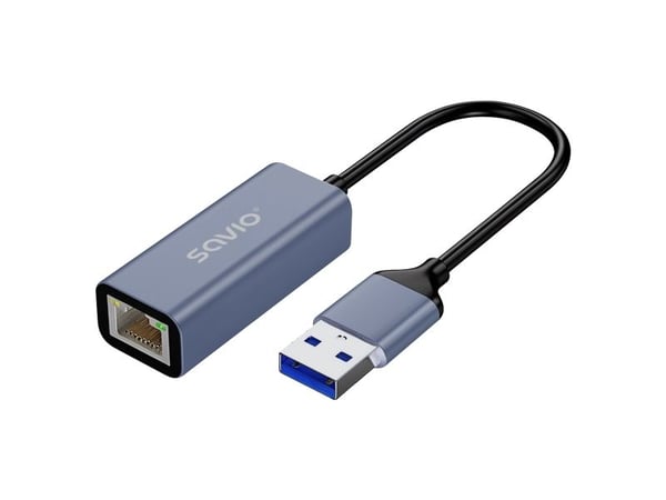 Savio AK-83, USB Type-A, RJ-45, Hankoppling, Svart, PC / Notebook / Tablet, Kina