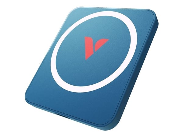 Verbatim SnapBack SSD, 2 TB, USB Type-C, USB 3.2 Gen 2x2, 2000 MB/s, 20 Gbit/sek., Blå