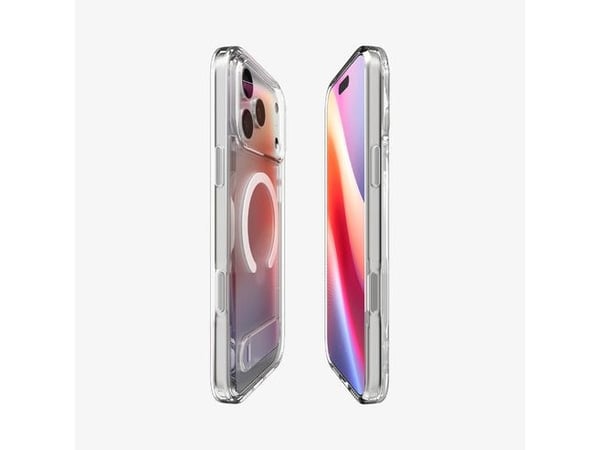 Spigen ACS09893, Etui, Apple, iPhone 17 Pro Max, 17,5 cm (6.9"), Gjennomsiktig, Hvit