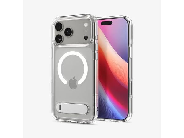Spigen ACS09946, Suojus, Apple, iPhone 17 Pro, 16 cm (6.3"), Läpinäkyvä, Valkoinen