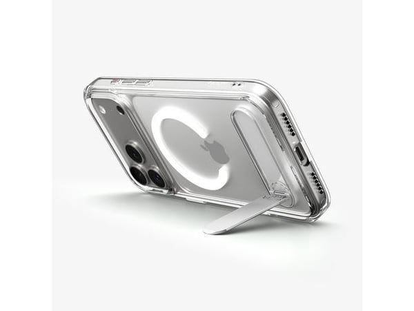 Spigen ACS09946, Suojus, Apple, iPhone 17 Pro, 16 cm (6.3"), Läpinäkyvä, Valkoinen