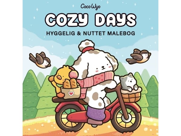 Målarbok: Cozy Days - Cozy Coloring | Coco Wyo | Kieli: Tanska