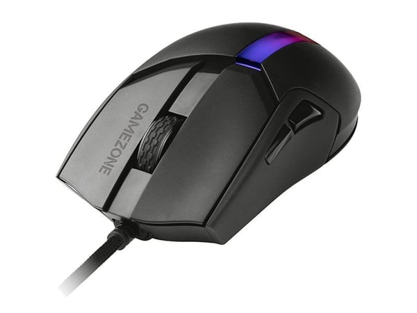 Tracer GameZone COOL RGB - Mus - høyrehendt - optisk - 7 knapper - kablet - USB - svart - hengeboks