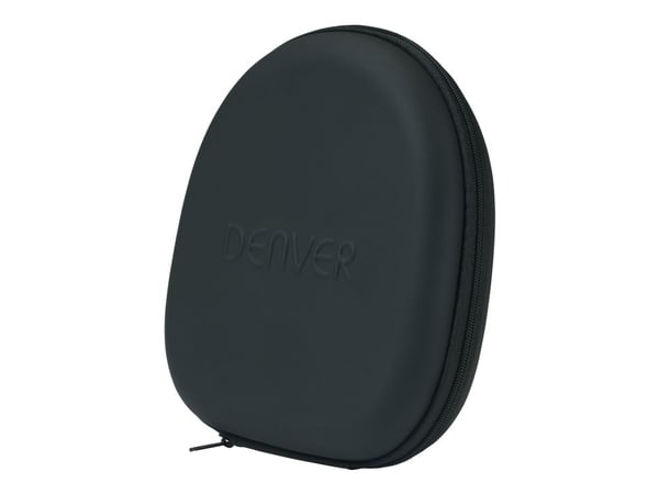 DENVER BTN-207 - Hodetelefoner med mikrofon - full størrelse - Bluetooth - trådløs - aktiv støydemping - sølv